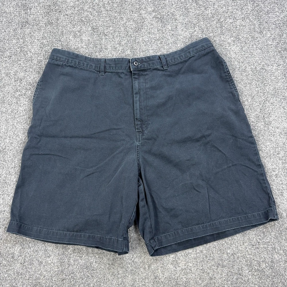 Tommy Hilfiger Shorts Mens 40 Blue 100% Cotton Canvas‎ Chino 9 Inseam Casual